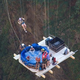 Illustration for article titled Crazy Swiss Swingers Suspend Hot Tub from Bridge